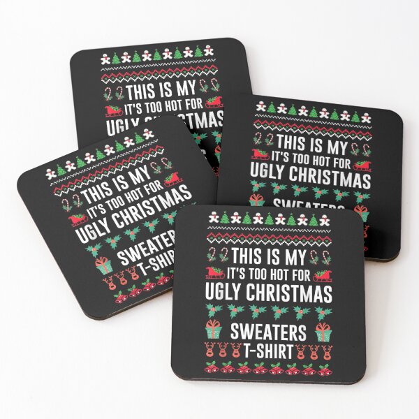 Item preview, This Is My It's Too Hot For Ugly Christmas Sweaters  designed and sold by 77tara.