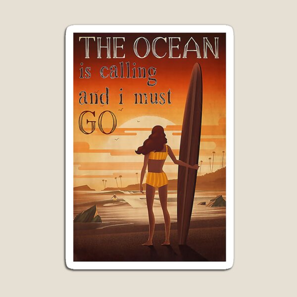 Item preview, Surfing The Ocean Is Calling And I Must Go designed and sold by aevseeva90.