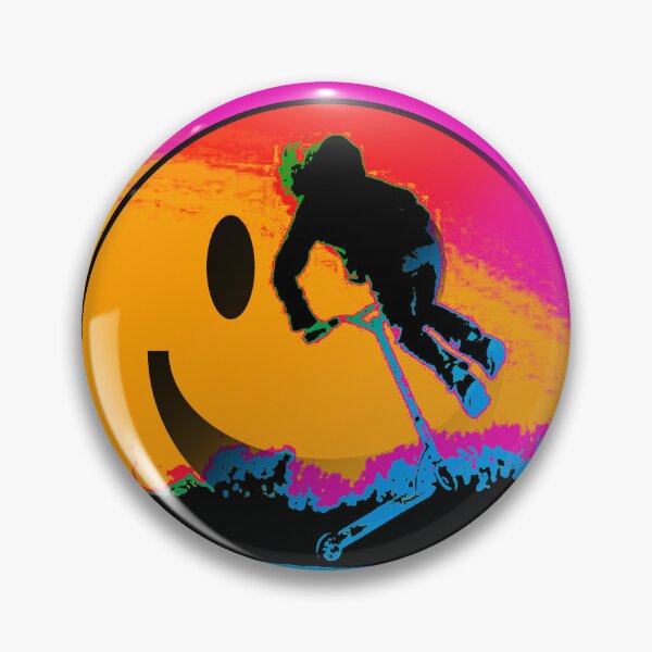 Item preview, Happy, Happy Scooter Boy - Stunt Scooter Rider designed and sold by NaturePrints.