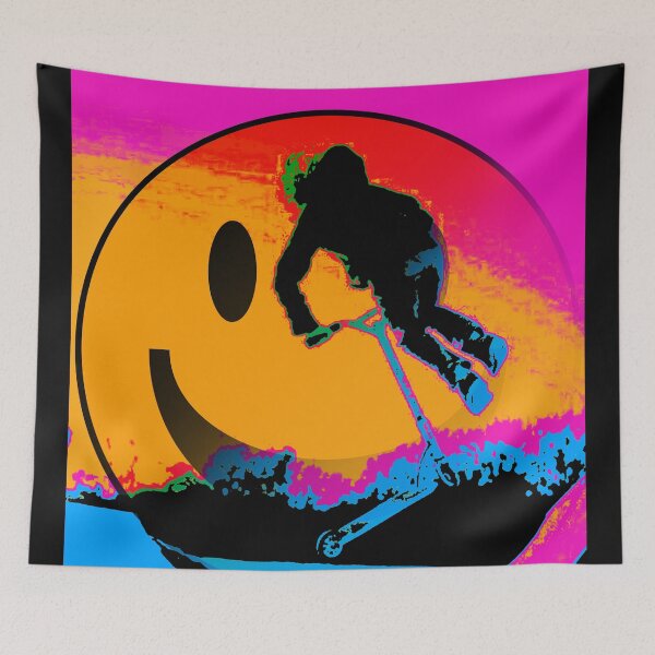 Item preview, Happy, Happy Scooter Boy - Stunt Scooter Rider designed and sold by NaturePrints.