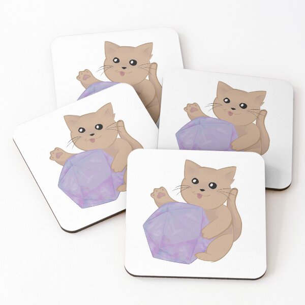 Item preview, D20 y gatitos designed and sold by lexitiana.