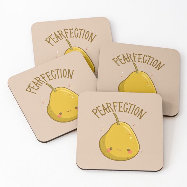 Item preview, “Pearfection” Cute Grinning Pear designed and sold by Cyndi Carlson Draws.