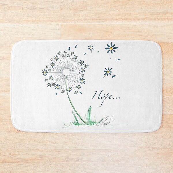 Item preview, Illustration flower of hope, wishes by Pascale Breton designed and sold by Pascale Breton.