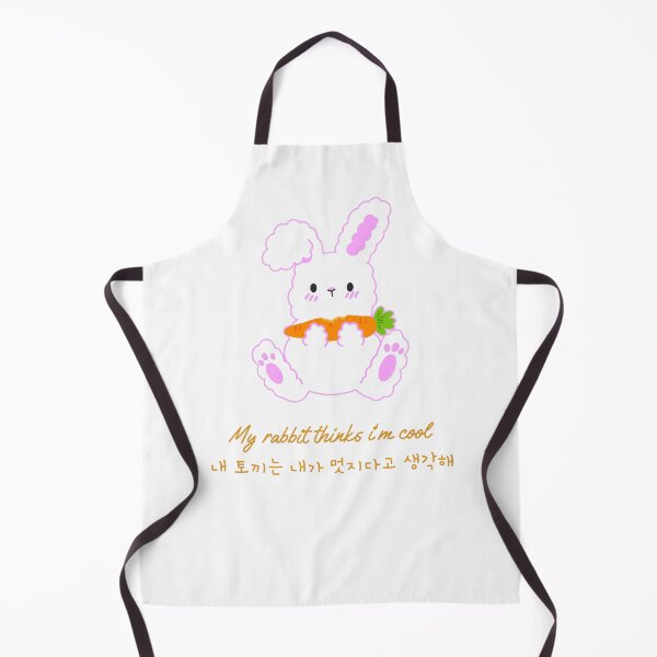 Item preview, My Rabbit Thinks I'm Cool - With Korean Lettering designed and sold by ThingsInMyHead2.