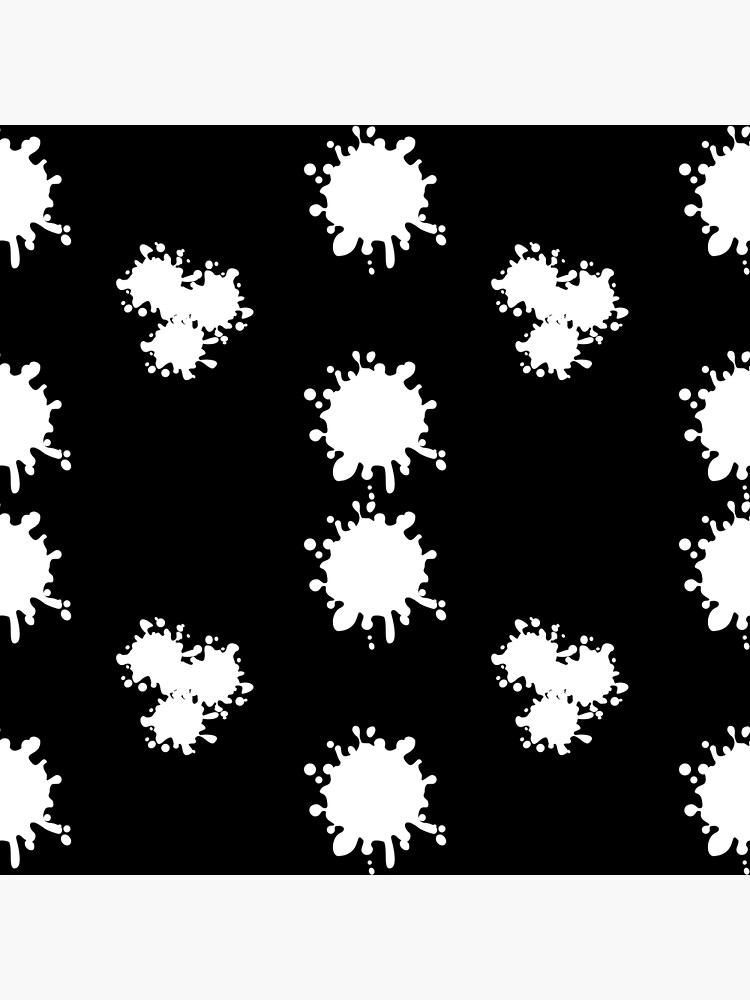 "Black and White paint Splash " Poster for Sale by AppareIIndustry