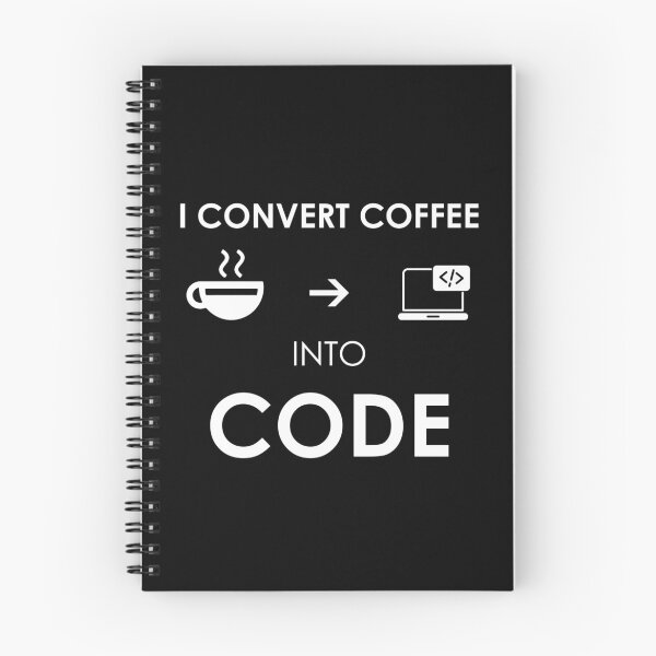 Item preview, I convert coffee into code designed and sold by ShajeeDes.
