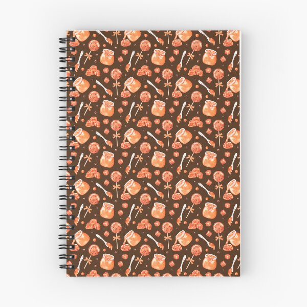 Item preview, Caramel pattern hand-drawn with watercolor paints. designed and sold by Trilisti.