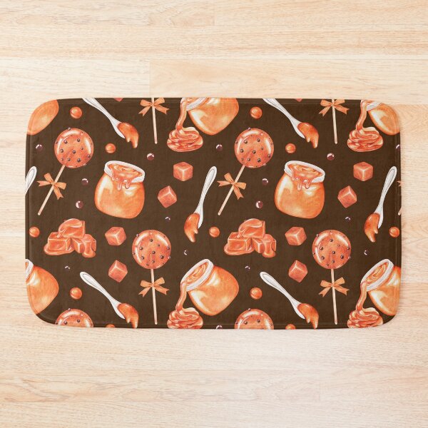 Item preview, Caramel pattern hand-drawn with watercolor paints. designed and sold by Trilisti.