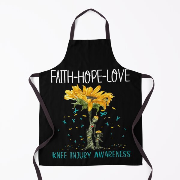 Item preview, Knee Injury Awareness - Sunflower Faith Hope Love designed and sold by Hilten.