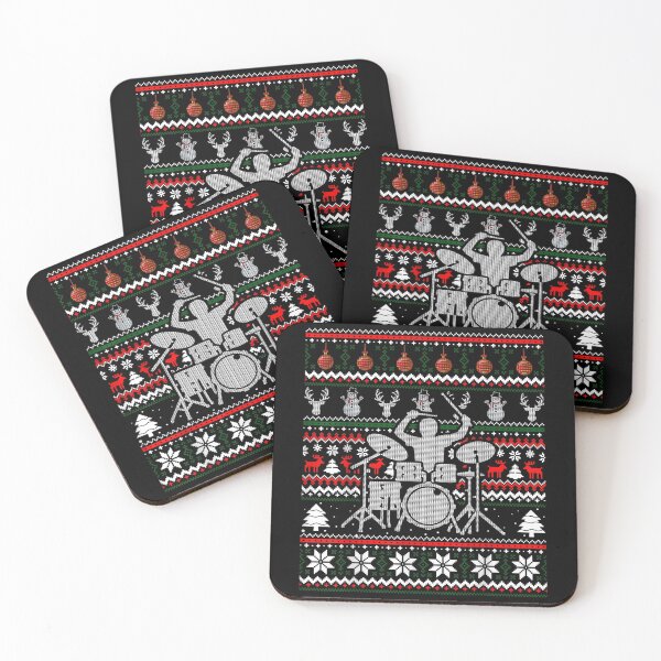 Item preview, Christmas Drum Drummer Gift Ugly Xmas Sweater  designed and sold by 77tara.