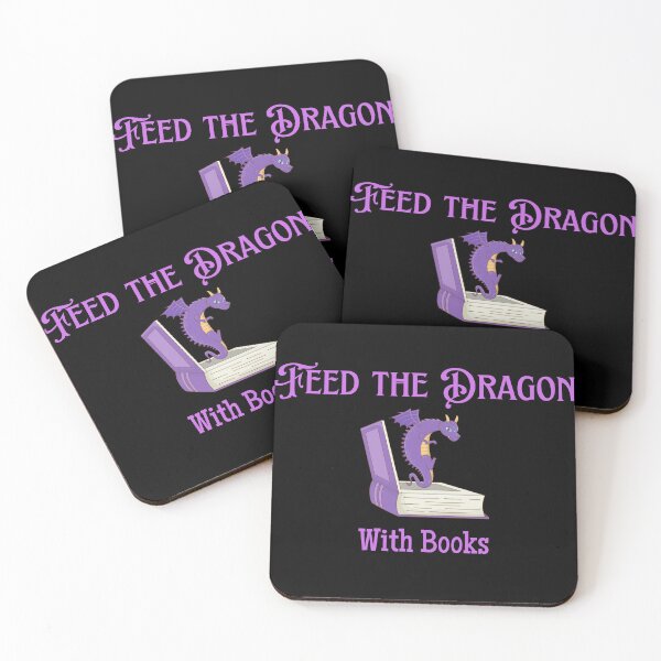 Item preview, Feed the Book Dragon designed and sold by River Graphic Design.