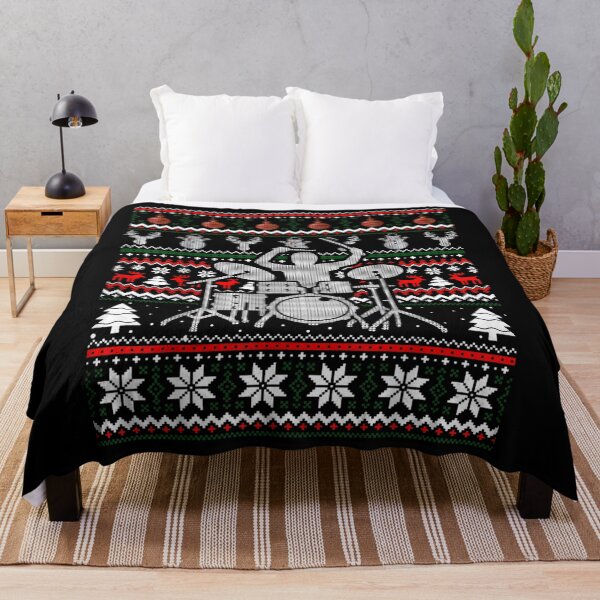 Item preview, Christmas Drum Drummer Gift Ugly Xmas Sweater designed and sold by 77tara.