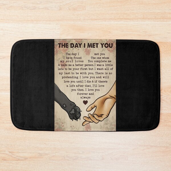 Item preview, paw the day i met you black cat lover designed and sold by KravecUziel.