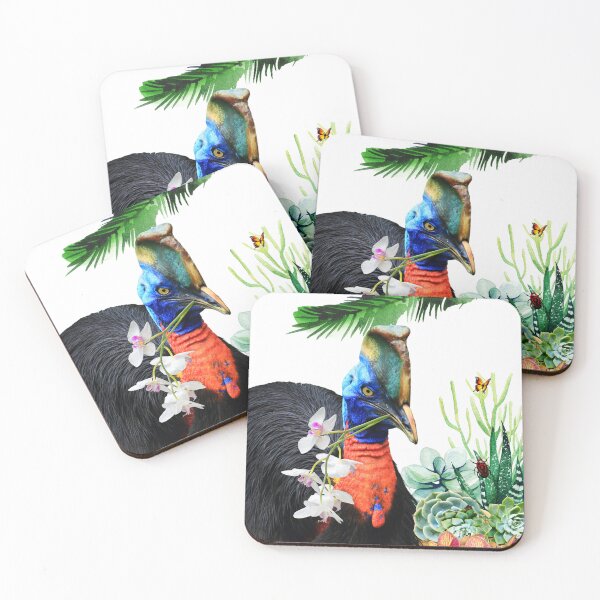 Item preview, Australian Animals- Colourful cassowary designed and sold by AshStylz.