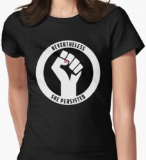 Nevertheless, She Persisted Women's Fitted T-Shirt
