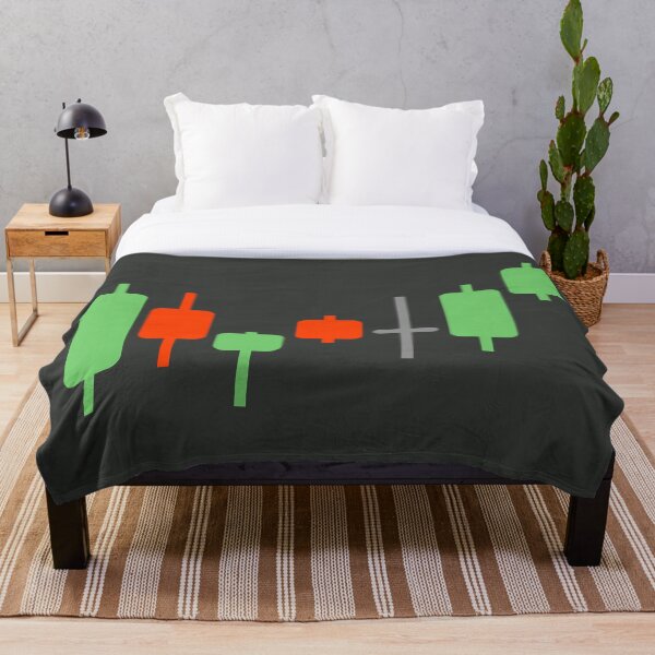 Item preview, japanese candlestick graph designed and sold by PSteinDesign.