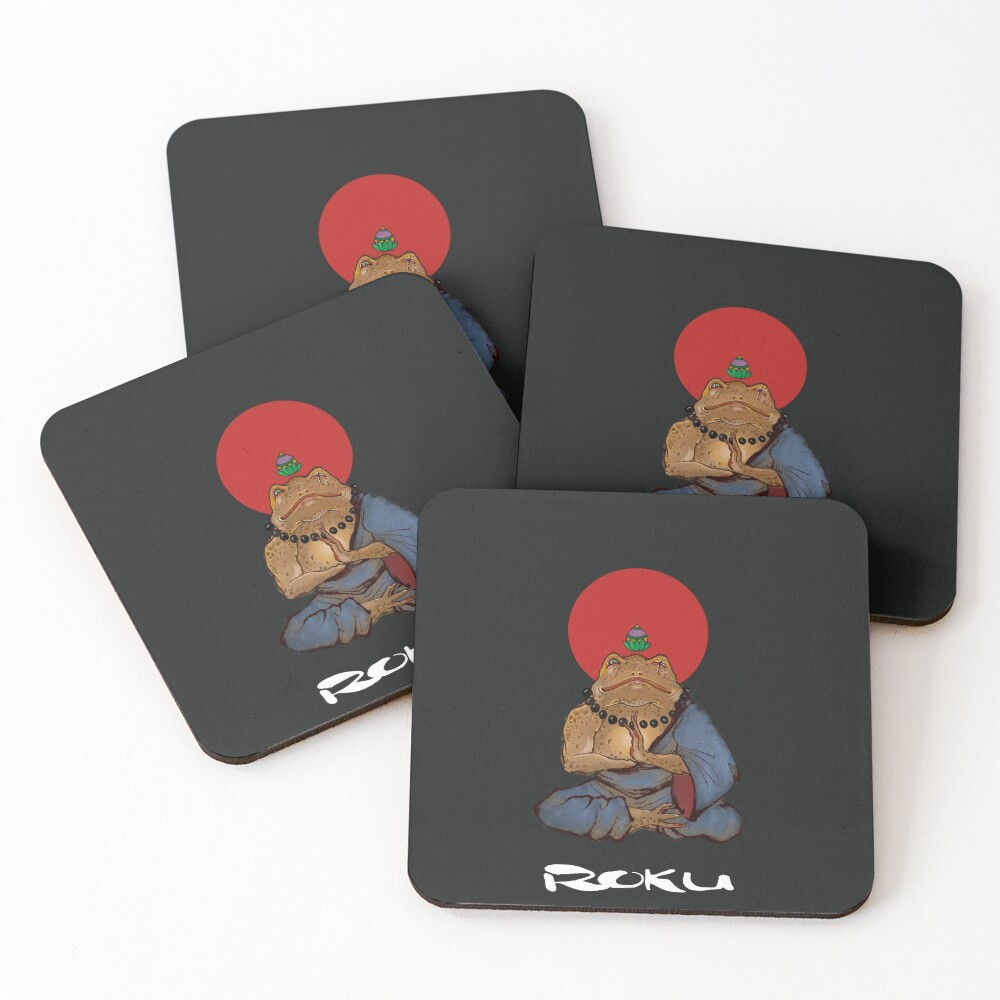 Item preview, Coasters (Set of 4) designed and sold by RokuTattoo.