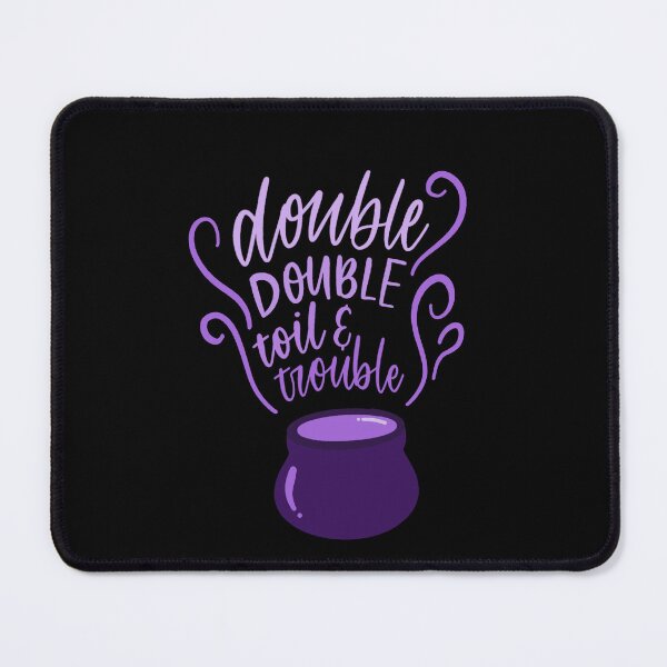Item preview, Double Double Toil & Trouble - Shakespeare Quote designed and sold by TheBubblyType.