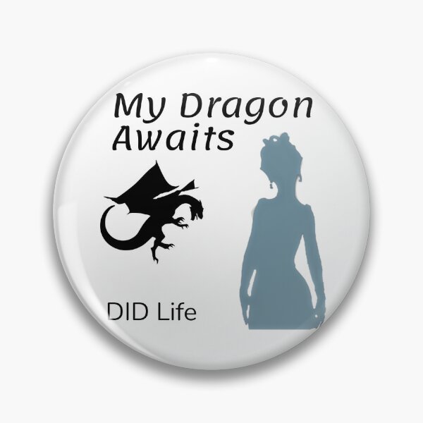 Item preview, "My Dragon Awaits" Dragon Protector Alter in Grey and Black on White designed and sold by GladBlackLamb.