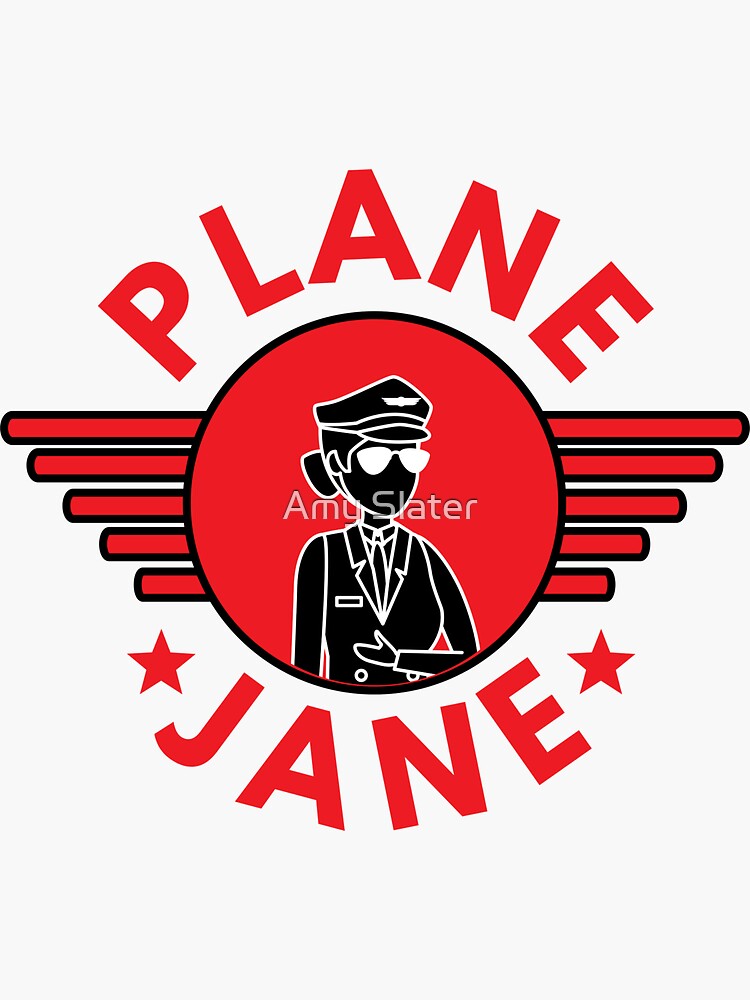 "Plane Jane. Funny PilotPilotPilot Sayings Retro PilotPlay On Words