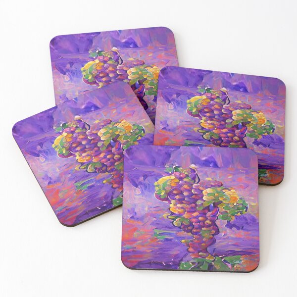 Item preview, Abstract Art - Abstract - Impressionism -Modern Art - France - California - Grapes - Wine designed and sold by CattlettArt.