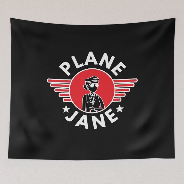 Item preview,  Plane Jane.  Funny Pilot-Pilot-Pilot Sayings- Retro Pilot-Play On Words-Pun-Pilot Pun-New Pilot designed and sold by SighFly52.