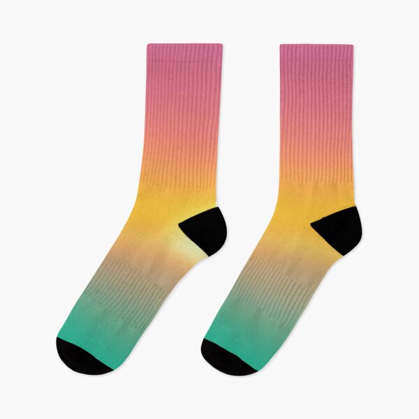 Item preview, Pink Gradient Yellow Blue Horizon Sunset Orange on Ocean Blurred Graphic Design designed and sold by leiriin.