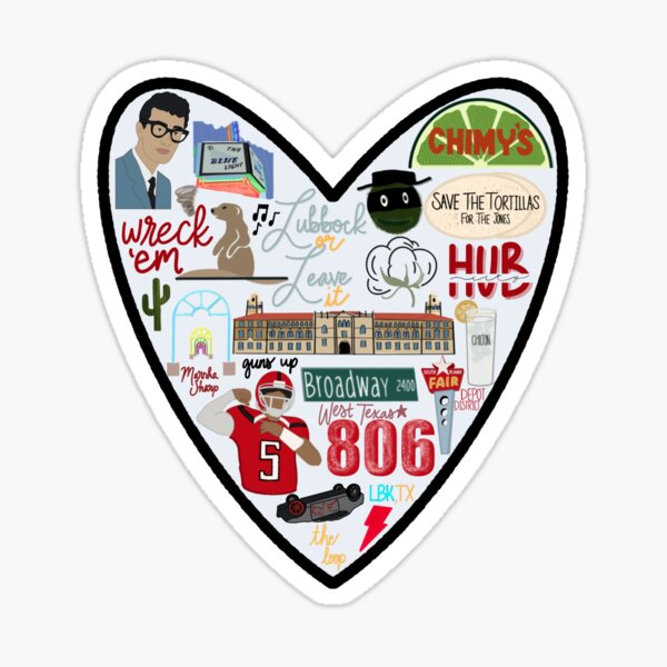 Item preview, Lubbock Heart designed and sold by annekeboer.