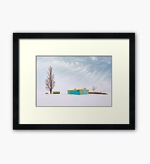 How To Wear Bright Colors In The Winter Framed Print