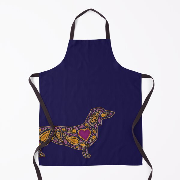 Item preview,  Folk Art Dachshund designed and sold by EmyBeeDesigns.