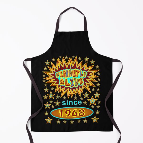Item preview, Vibrantly Alive Birthday Stars Since Birth Year 1968 designed and sold by artfulnotebook.