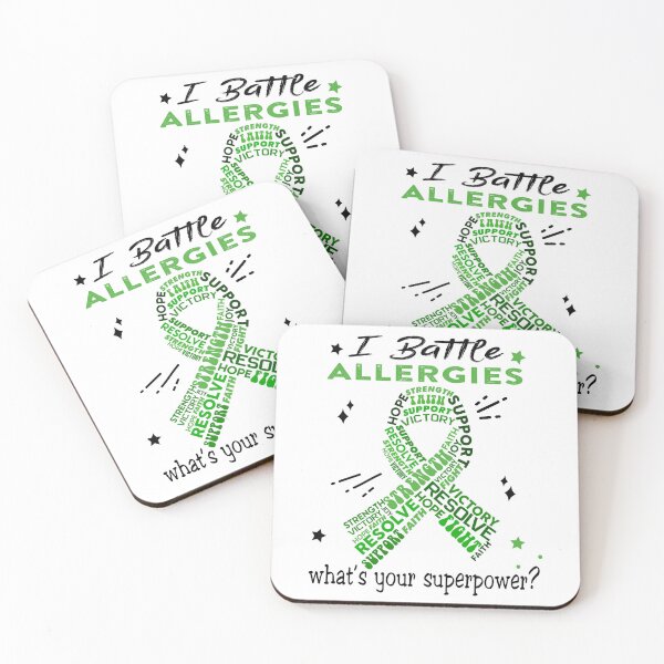 Item preview, Allergies Warrior, I Battle Allergies What's Your Superpower? designed and sold by Greggwillard.