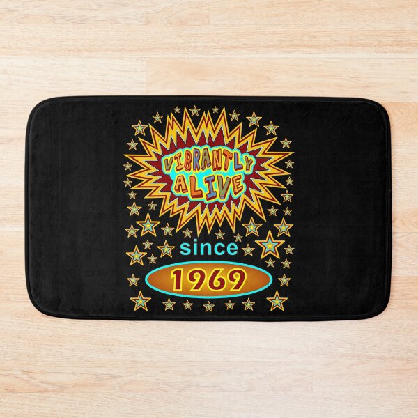 Item preview, Vibrantly Alive Birthday Stars Since Birth Year 1969 designed and sold by artfulnotebook.