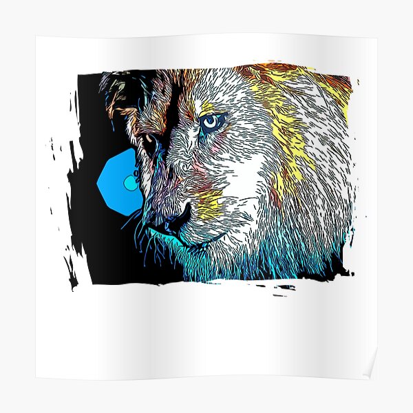Lion Geographic Posters for Sale | Redbubble
