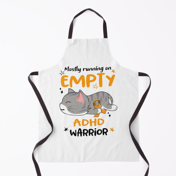 Item preview, ADHD Awareness, Mostly Running on ADHD Warrior designed and sold by Tammyilaria.