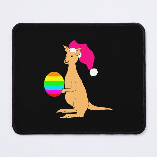 Item preview, Cute Easter Kangaroo with Rainbow Easter Egg designed and sold by Artstastic.