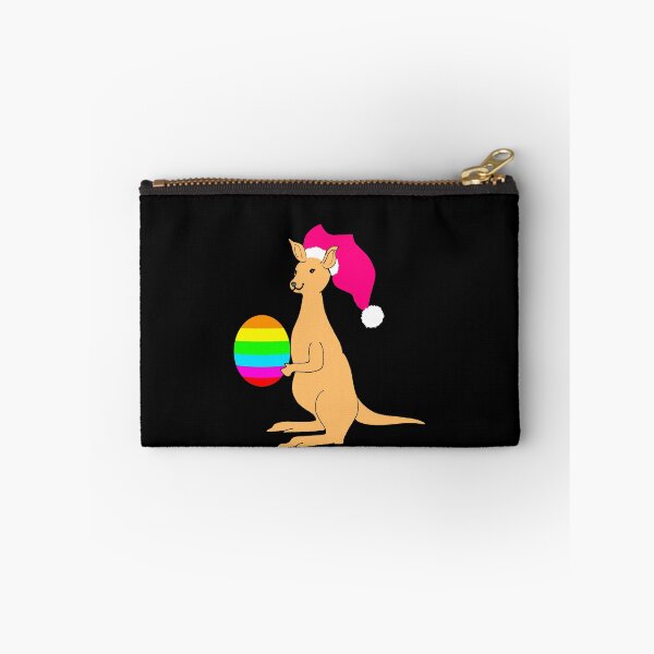 Item preview, Cute Easter Kangaroo with Rainbow Easter Egg designed and sold by Artstastic.