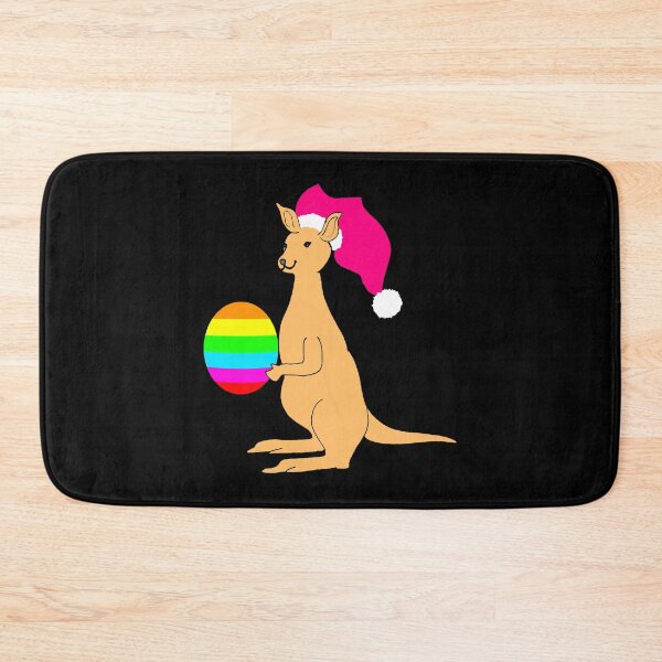 Item preview, Cute Easter Kangaroo with Rainbow Easter Egg designed and sold by Artstastic.