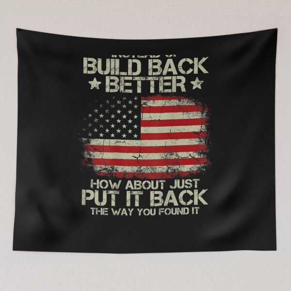 Item preview, Mens Instead Of Build Back Better How About Just Put It Back  designed and sold by Donatella10xx.