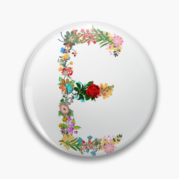 Item preview, Floral letter initial monogram E designed and sold by Miledi.