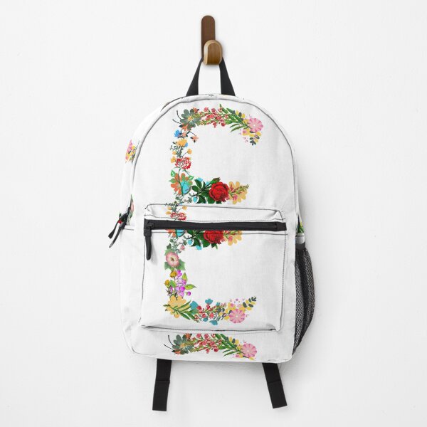Item preview, Floral letter initial monogram E designed and sold by Miledi.