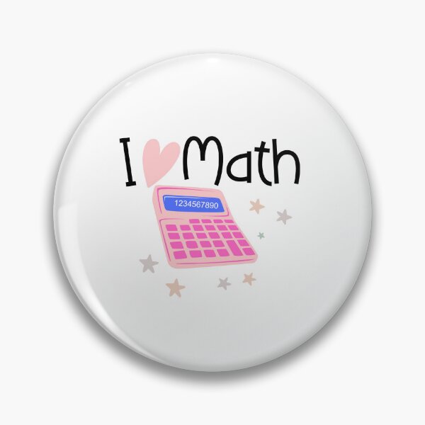 Item preview, I heart Math with Calcu designed and sold by happyandbubbly.