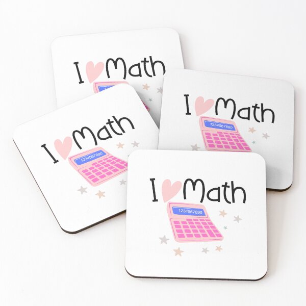 Item preview, I heart Math with Calcu designed and sold by happyandbubbly.