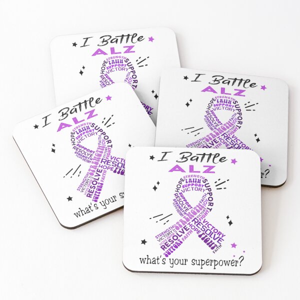 Item preview, ALZ Warrior, I Battle ALZ What's Your Superpower? designed and sold by Greggwillard.
