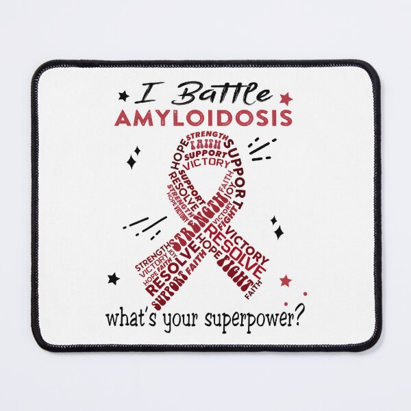 Item preview, Amyloidosis Warrior, I Battle Amyloidosis What's Your Superpower? designed and sold by Greggwillard.
