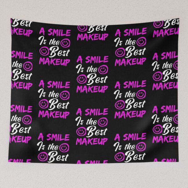 Item preview, Smile Is The Best Makeup, Women or Girls Gift Idea, Inpirational Quotes designed and sold by FNStuff.