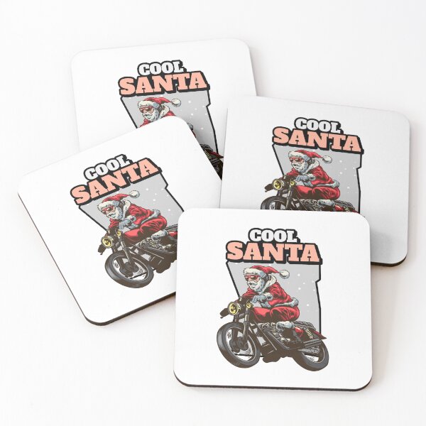 Item preview, Cool Santa, A christmas Gift for motorcycle riders designed and sold by LGMmugsdesign.