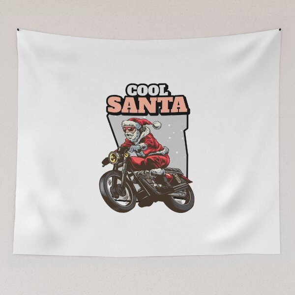 Item preview, Cool Santa, A christmas Gift for motorcycle riders designed and sold by LGMmugsdesign.