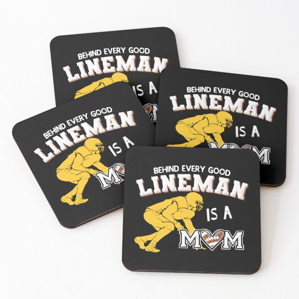 Item preview, Behind Every Good LINEMAN is A MOM designed and sold by RenZemin.