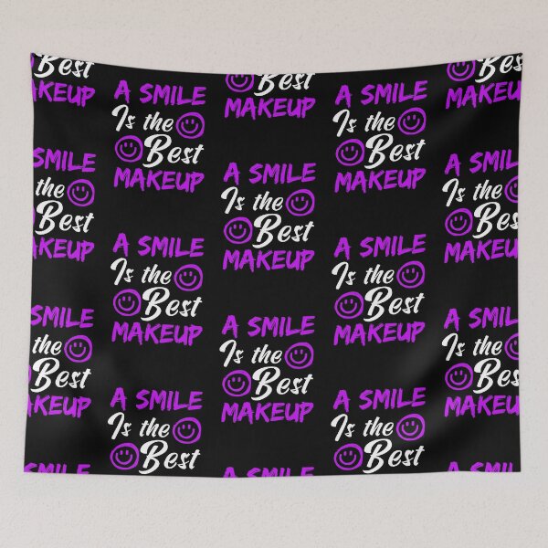 Item preview, Smile Is The Best Makeup, Women or Girls Gift Idea, Inpirational Quotes designed and sold by FNStuff.